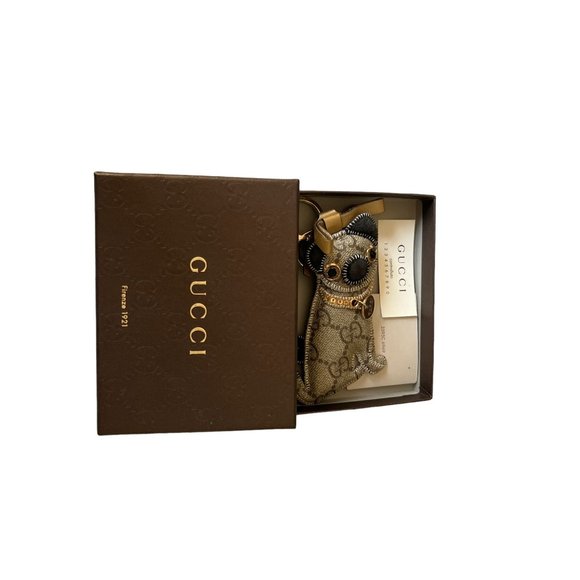 Gucci Dog Key Bag Charm. #L1131 - Picture 9 of 10